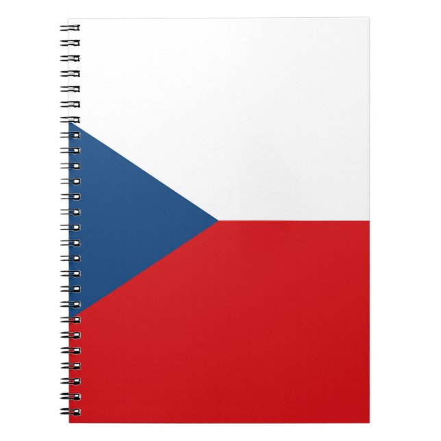 Carnet Drapeau de la République tchèque (Devant)