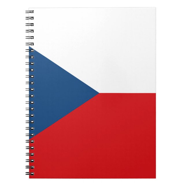 Carnet Drapeau de la République tchèque (Devant)