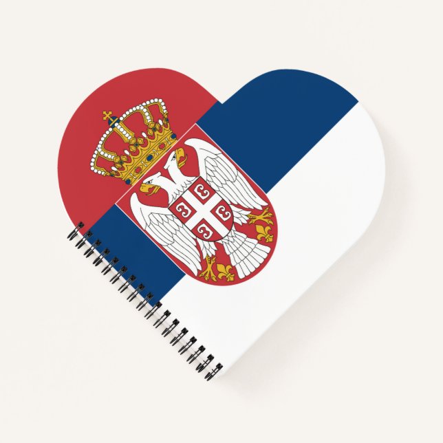 Carnet Drapeau de la Serbie (Devant)
