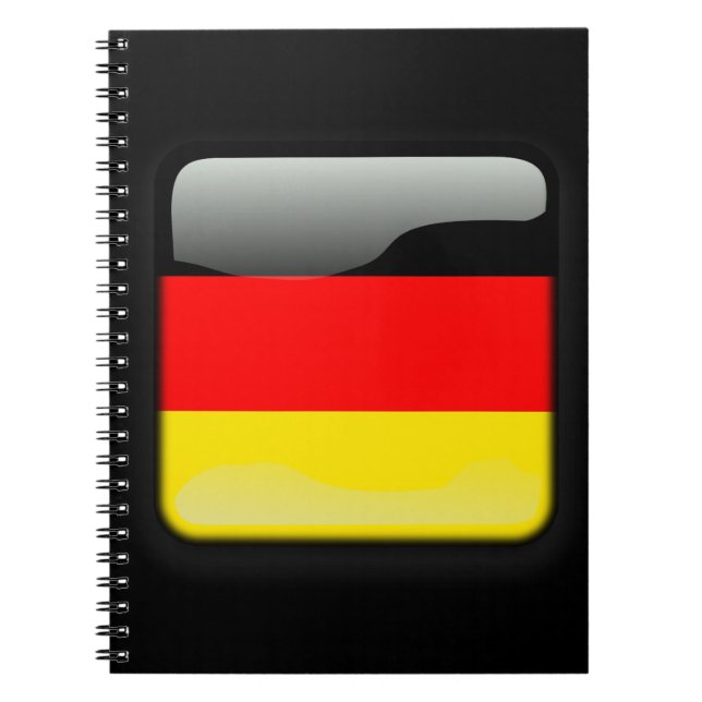 Carnet Drapeau de l'Allemagne (Devant)