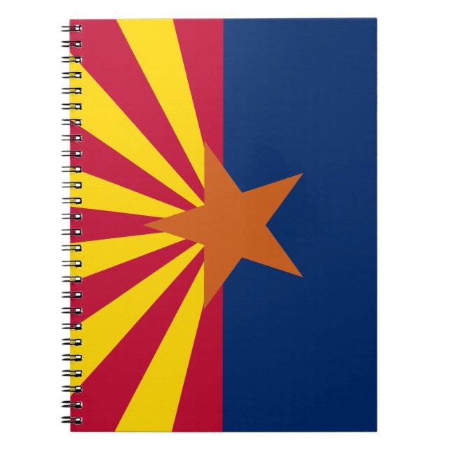 Carnet Drapeau de l'Arizona, Américain L'État du cuivre (Devant)