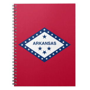 Carnet Drapeau de l'Arkansas
