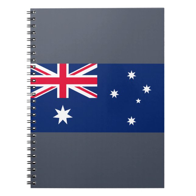 Carnet Drapeau de l'Australie (Devant)
