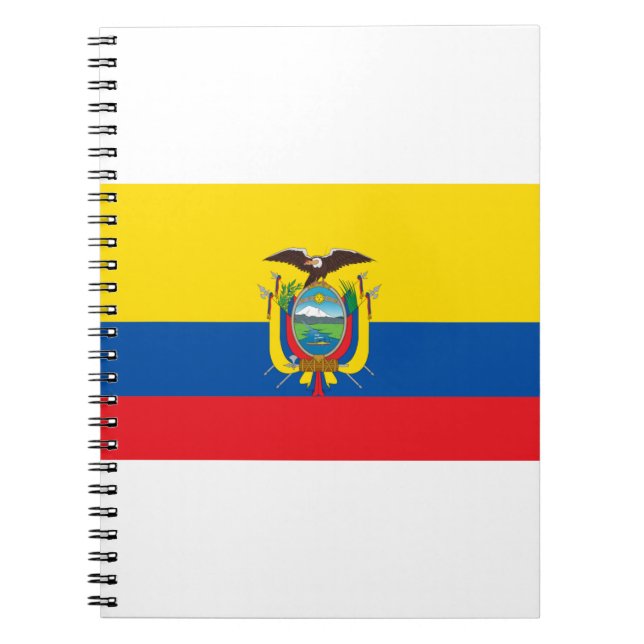 Carnet Drapeau de l'Équateur (Devant)