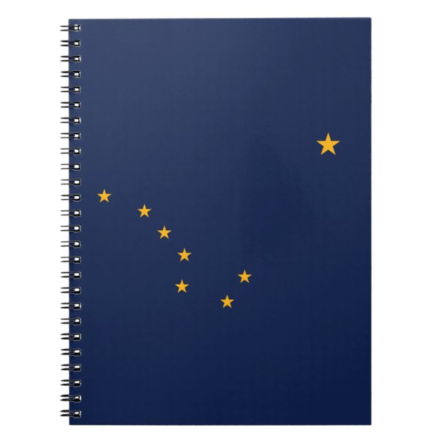 Carnet Drapeau de l'État d'Alaska (Devant)