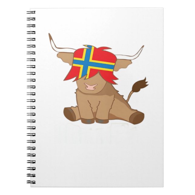 Carnet Drapeau de l'île d'Orkney cadeau écossais coupe de (Devant)