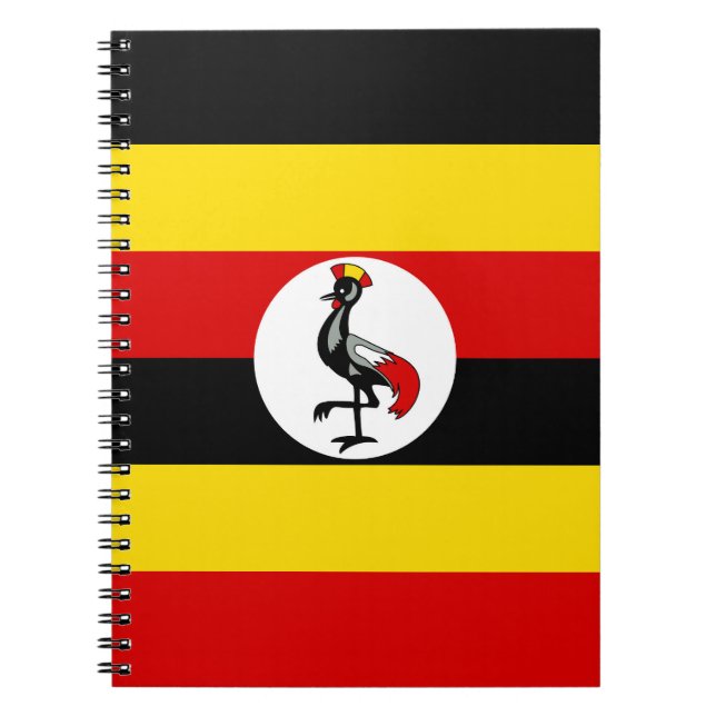Carnet Drapeau de l'Ouganda (Devant)