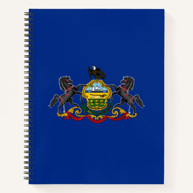 Carnet Drapeau de Pennsylvanie (Devant)