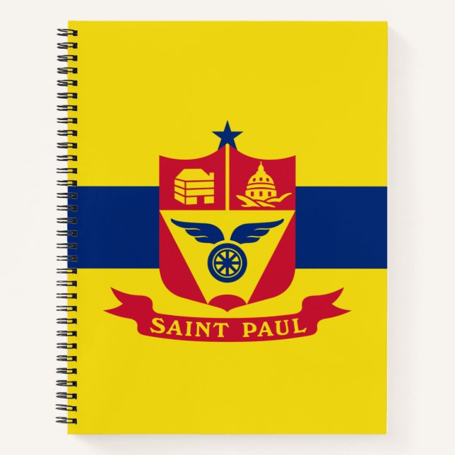 Carnet Drapeau de Saint Paul (Minnesota) (Devant)