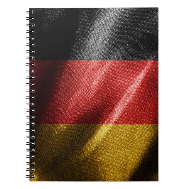 Carnet Drapeau de soie allemand (Devant)