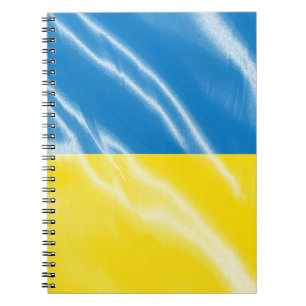 Carnet Drapeau de soie ukrainien
