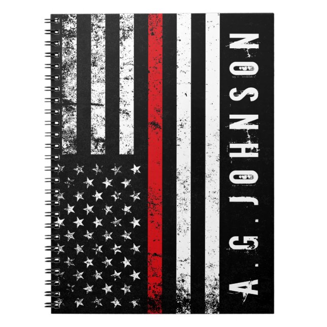 Carnet Drapeau des États-Unis en état de détresse (Devant)