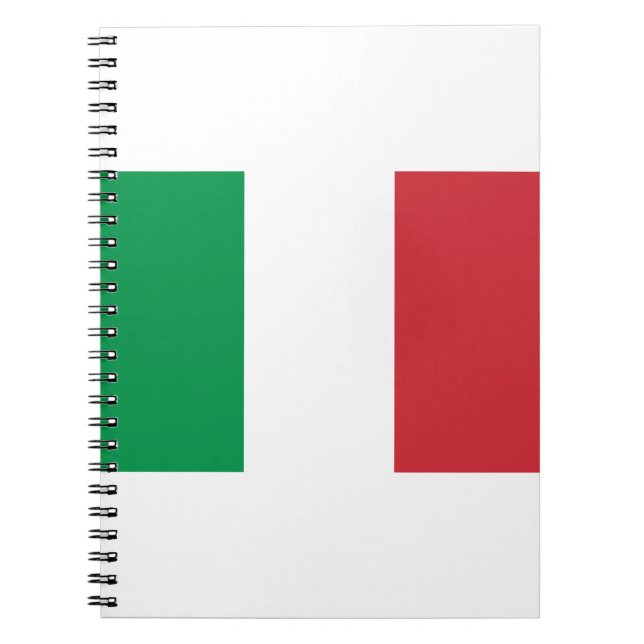 Carnet Drapeau d'Italie (Devant)