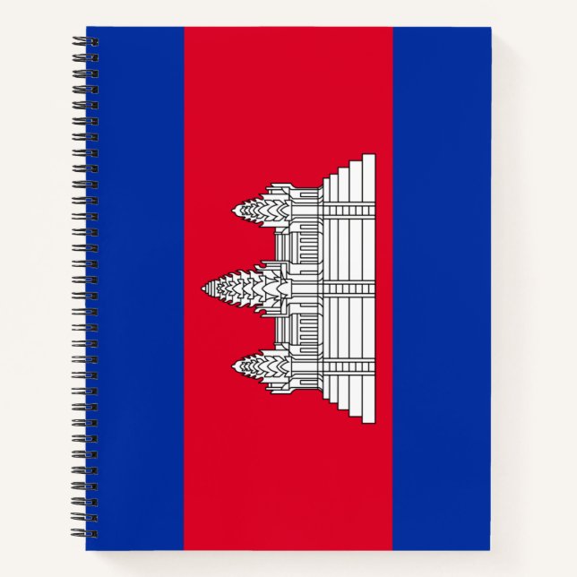 Carnet Drapeau du Cambodge (Devant)