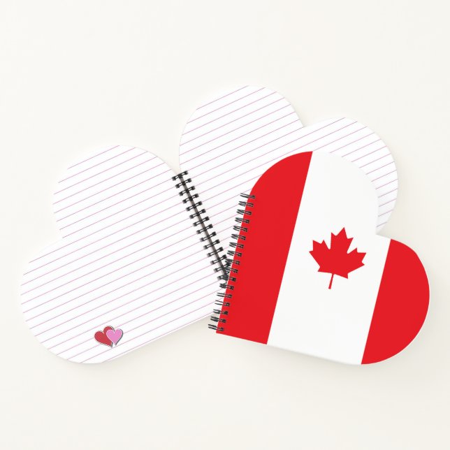 Carnet Drapeau du Canada (Intérieur)