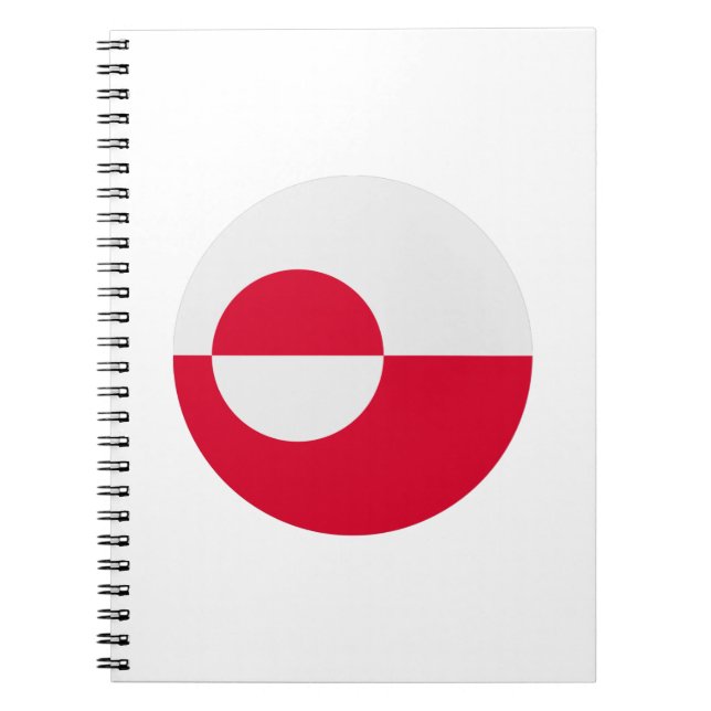 Carnet Drapeau du Groenland (Devant)