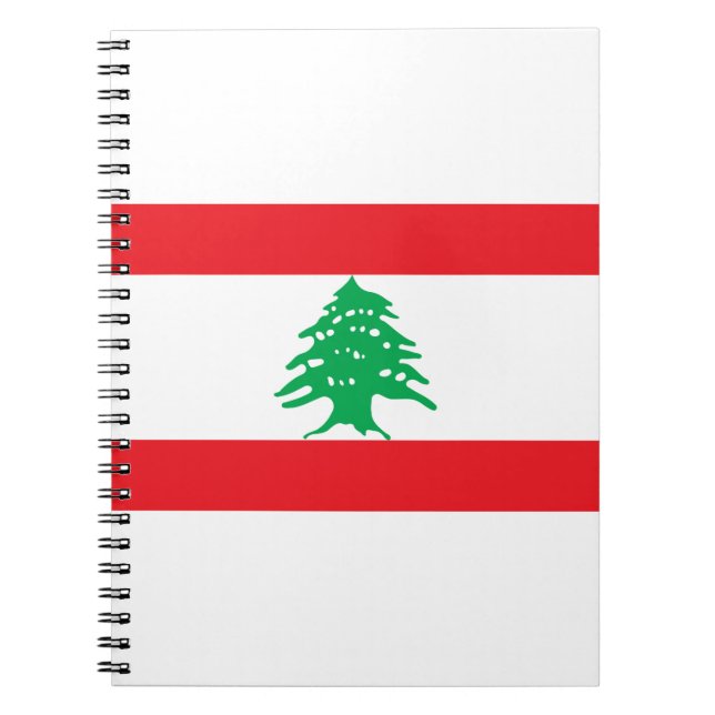 Carnet Drapeau du Liban (Devant)