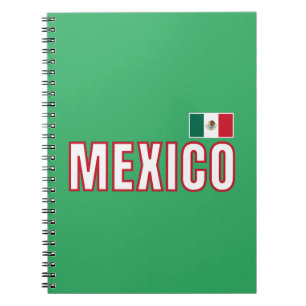 Carnet Drapeau du Mexique