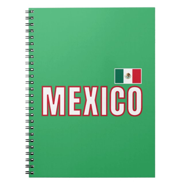 Carnet Drapeau du Mexique (Devant)