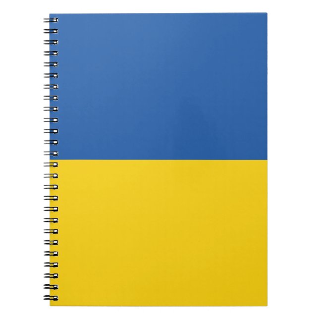 Carnet Drapeau d'Ukraine (Devant)