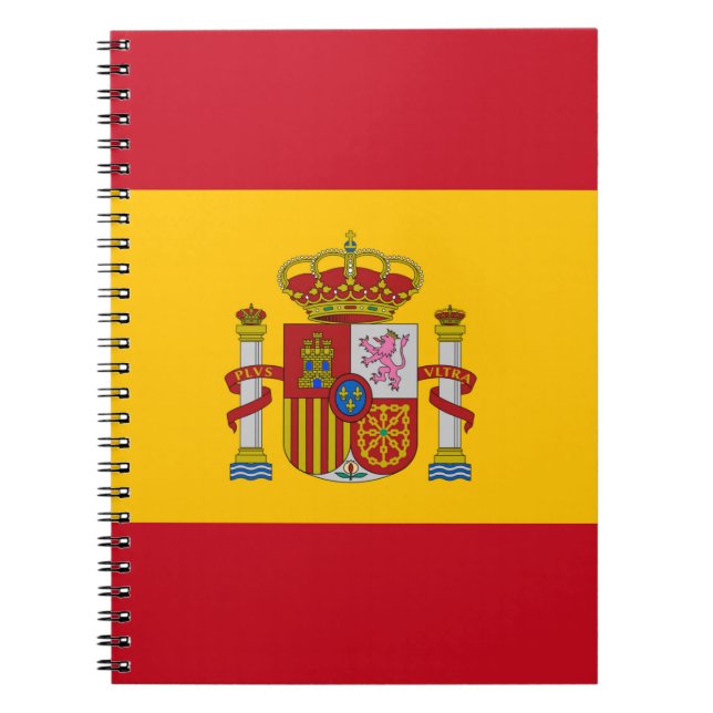 Carnet Drapeau Espagne (Devant)