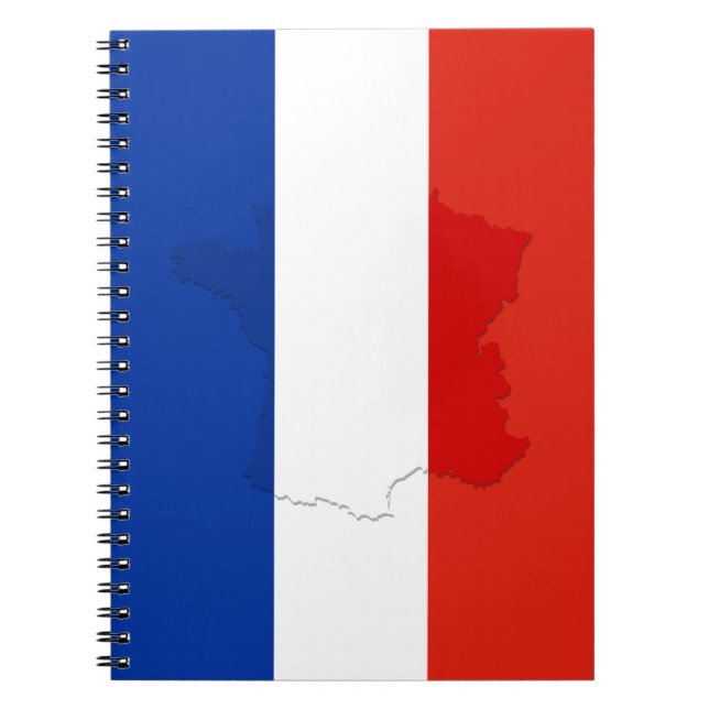 Carnet drapeau français (Devant)