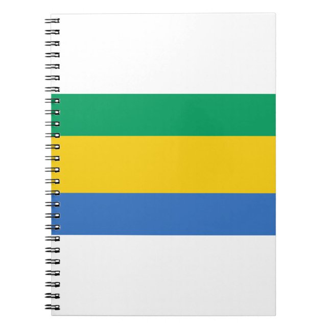 Carnet Drapeau Gabon (Devant)