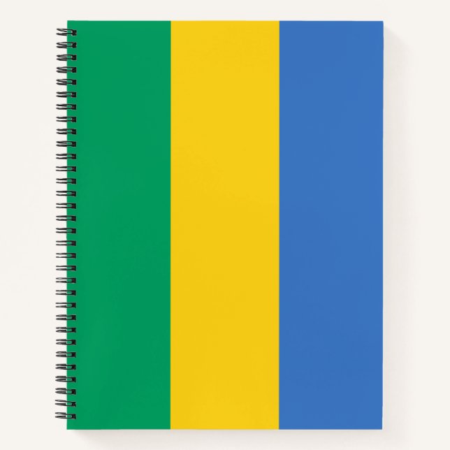 Carnet Drapeau gabonais (Gabon) (Devant)