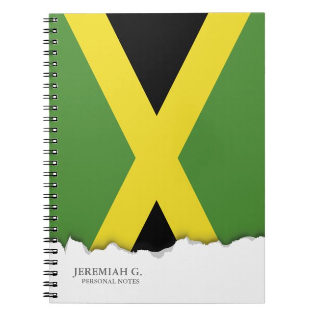 Carnet Drapeau jamaïcain (Devant)