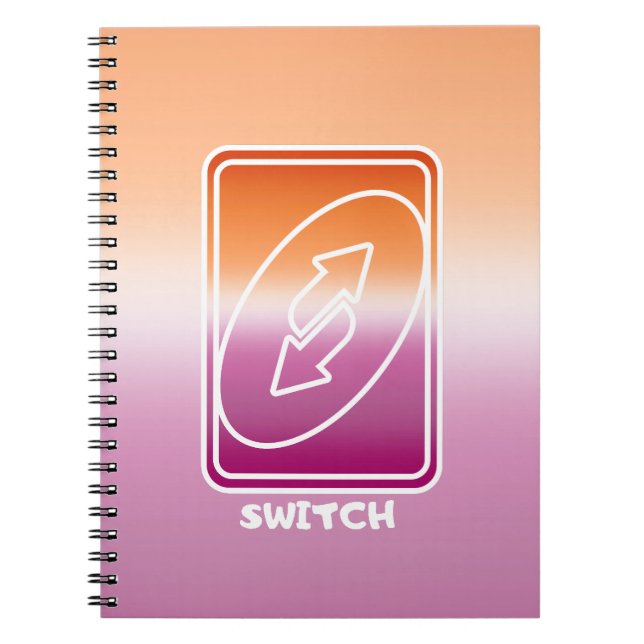 Carnet Drapeau Lesbian Style Switch (Devant)