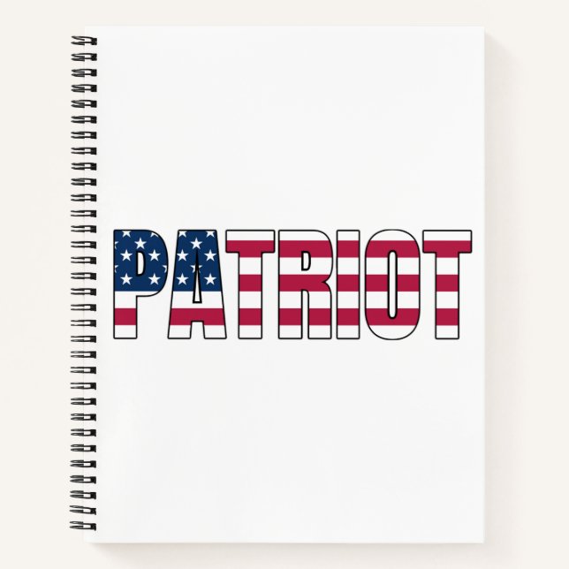 Carnet Drapeau Patriot (Devant)