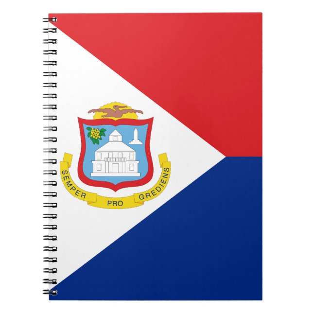 Carnet Drapeau Sint Maarten (Devant)