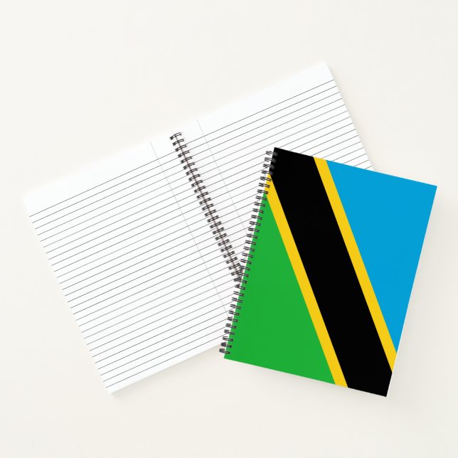 Carnet Drapeau tanzanien (Intérieur)
