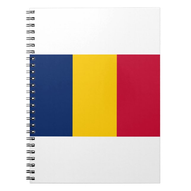 Carnet Drapeau Tchad (Devant)