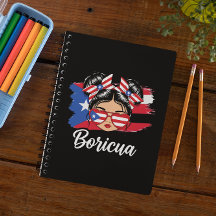 Drapeau tendance Boricua Girl Porto Rico