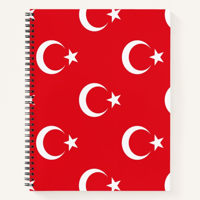 Carnet Drapeau turc (Devant)