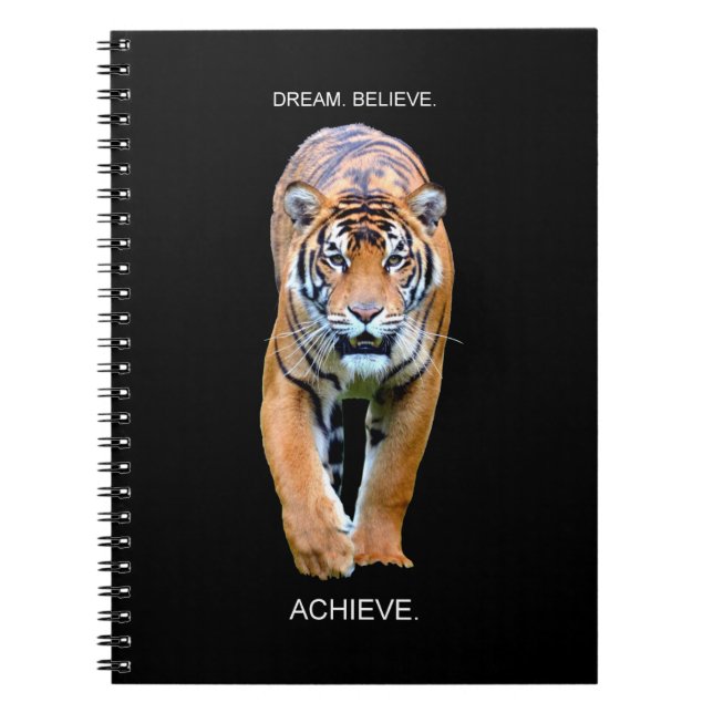 Carnet Dream Believe Atteindre Citations Motivationnelles (Devant)