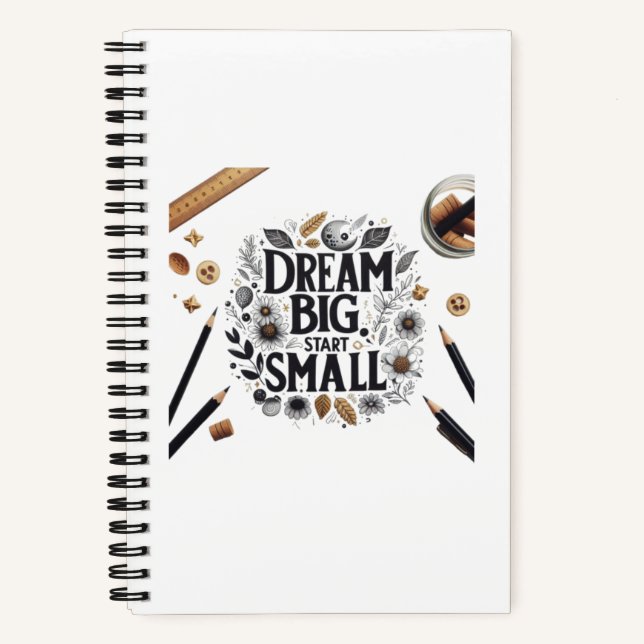 Carnet Dream Big, Start Small (Recto)