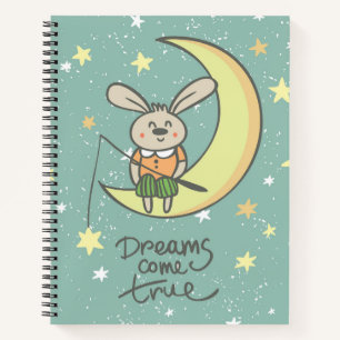 Carnet Dreams Come True   Bunny on the Moon