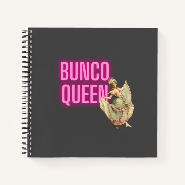 Carnet Drôle Bunco Queen Vintage (Devant)