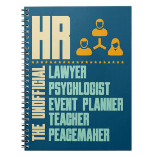 Carnet Drôle cadeau pour la personne HR   HR Manager Idée