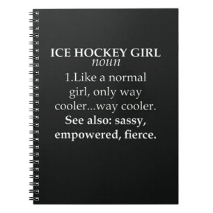 Carnet Drôle Cadeaux De Hockey Sur Glace Pour Filles Spor
