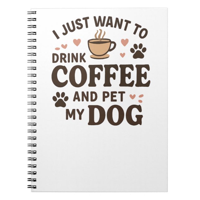 Carnet Drôle chien amoureux Mug Chien Maman Chien Papa (Devant)