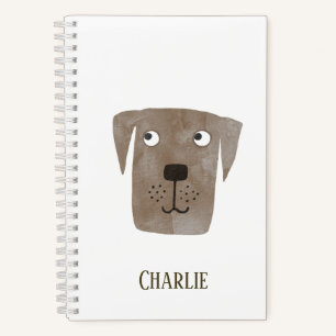 Carnet Drôle Chocolat Labrador Retriever Chien Nom Person
