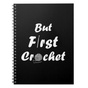 Carnet Drôle crochet disant tricot citation