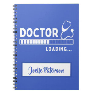 Carnet Drôle Doctor Loading Bar Médicale Future Doctor