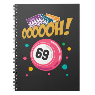 Carnet Drôle Joueur de Bingo 69 Plaisanterie