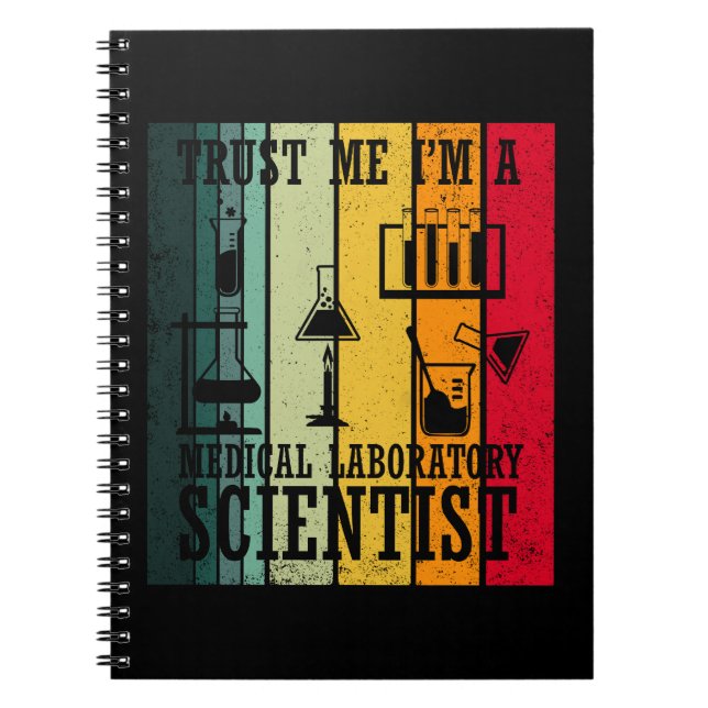 Carnet Drôle laboratoire médical technologue humour (Devant)