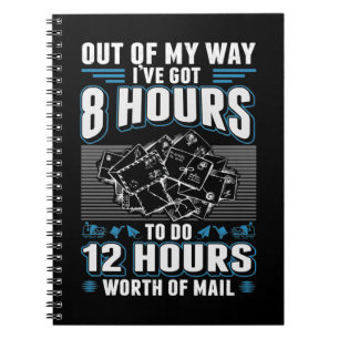 Carnet Drôle Mailman Humour Stressful Mail Carrier Job