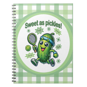 Carnet Drôle mignon sucré comme chatons Pickleball